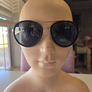 Dolce & Gabbana Black Aviator Sunglasses